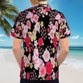 thumbnail image 6 of High Quality Hawaiian Shirts for Men Short Sleeve Aloha Beach Shirt Floral Summer Casual Button Down Shirts Blouses DFDDZD, 6 of 7