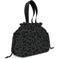 thumbnail image 3 of Lunch Bag for Women Insulated Womens Drawstring Lunch Bag for Work, Stain-Resistant Large Lunch Box for Women with Containers, Cinch Closure Cromwell Bag Black Man Reusable Lunch Bag Office, 3 of 4