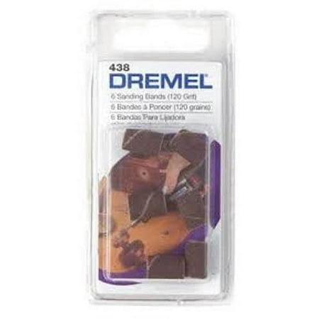 Dremel 438 1/4 In. 120 Grit Sanding Bands