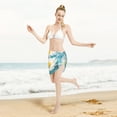 thumbnail image 5 of Kll Daisy Flowers Print Women'S Sarong Coverups Short Bathing Suit Wrap Skirt Beach Wrap Swimsuit Cover Ups, 5 of 7