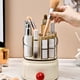 thumbnail image 5 of Organizador De Maquillaje Giratorio, Organizador De Almacenamiento De CosméTicos De 5 Compartimentos Con CajóN, Organizador De Escritorio Para BañO, MultifuncióN, 5 of 10