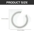 thumbnail image 2 of Milisten Classical Guitar Sound Hole Sticker Easy Install Wood Inlay Rosette Decal Set, 2 of 5