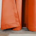 thumbnail image 5 of Superior Blackout Solid Light Filtering Grommet Curtain Panel Set, 46" x 63", Rust, 5 of 14
