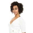 thumbnail image 4 of QueenB Synthetic Lace Wig, Deep Part, Spring Curl Bob , #1B - Tess, 4 of 5