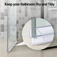 thumbnail image 5 of AmazerBath Shower Door Bottom Seal 47.25'' (15.75'' * 3), 3 Section Segmented Frameless Glass Shower Door Seal Strip for 3/8'' Glass, 5 of 8