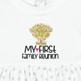thumbnail image 4 of Inktastic My First Family Reunion Girls Baby Dress, 4 of 5