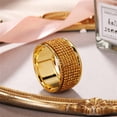 thumbnail image 2 of 6 Pcs Sparkling Napkin Rings Napkin Holder For Dining Anniversary Wedding Party, 2 of 9
