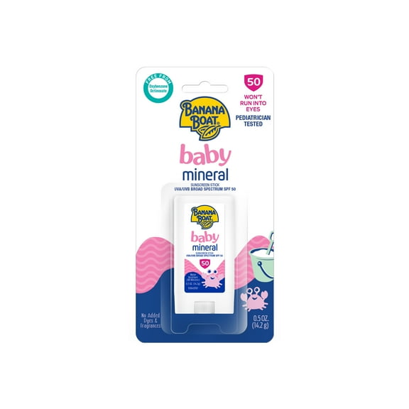 Banana Boat Baby Mineral Sunscreen Stick - SPF 50