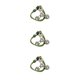 thumbnail image 4 of Collar con colgante Minnieouse plata accesorios de moda llavero Trilateral de Titanio, 4 of 6