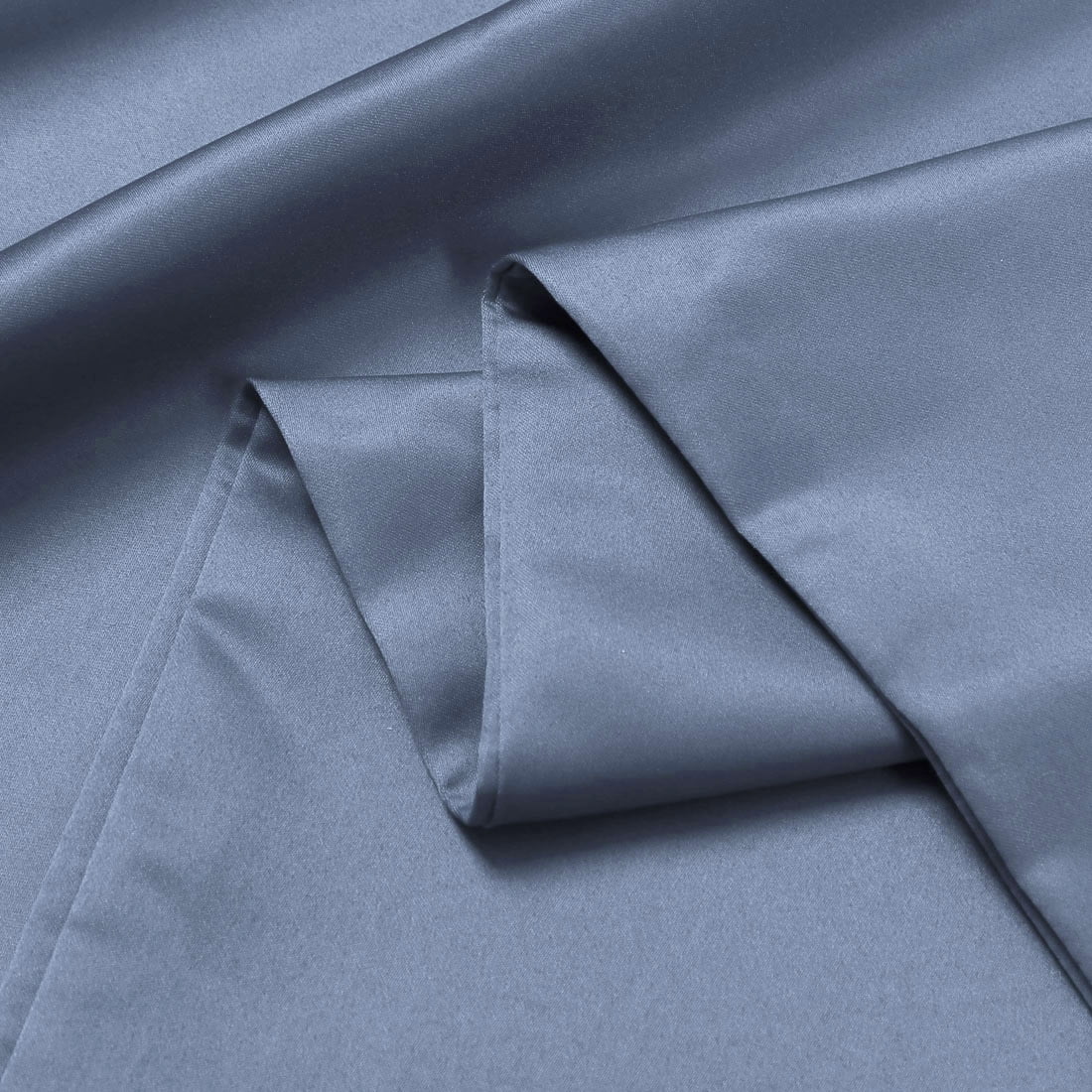 Unique Bargains Luxury Silky Satin Body Pillow Case Slate Gray 20" x 72"