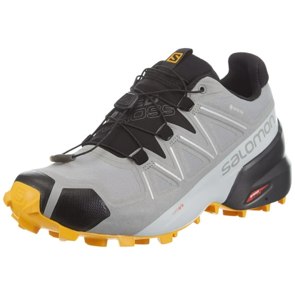 Salomon Men's Speedcross 5 GTX Trail Running, Monument/Black/Saffron, 10.5