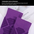 thumbnail image 3 of Hehanda Women's Thickened Towel Bottom Breathable Mid-Calf Basketball Socks, 3 of 7