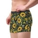 thumbnail image 2 of Balery Sunflowers Calzoncillos bóxer para hombre, ropa interior de algodón suave y transpirable con cinturilla de nailon-Large, 2 of 5