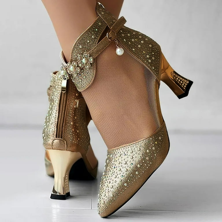 Black Sandals Women High Heel Slippers for Woman Lace up Thigh