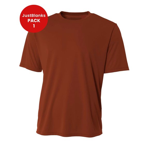 JustBlanks Mens Workout Short Sleeve Tops Cooling Performance Athletic T Shirt