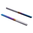 thumbnail image 2 of 10Pcs 3.175 Shank Blue Coated Straight End Mill 2 Flute Carbide Milling Cutter for Wood MDF Plastic CNC Engraving Bit, 2 of 5
