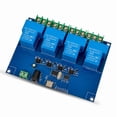 thumbnail image 1 of Módulo de Relé USB de 4 Canales, 12 V, 30 A, USB-C, Chip CH340T Integrado, Puerto Serie USB, Interruptor de Control Inteligente., 1 of 1