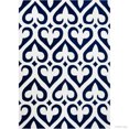 thumbnail image 2 of Allstar Blue Hand Made Modern. Transitional. design Area Rug with Dimensional hand-carving highlights (7' x 10' 2"), 2 of 7
