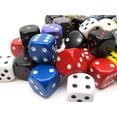 thumbnail image 2 of Chessex 29426 Assorted Loose Opaque 16mm D6 Dice, Bag of 50, Multicolor, 2 of 3