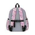 thumbnail image 3 of Unicorn Flamingo Pattern Backpack for School,Schoolbag with Adjustable Shoulder Straps & Padded Back,13.4"x11"x4.7", 3 of 6