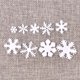 thumbnail image 4 of 100 piezas/lote de parches adhesivos de copos de nieve artificiales de fieltro de poliéster con apliques mixtos, parches no tejidos para manualidades de bricolaje, decoración navideña, 4 of 5