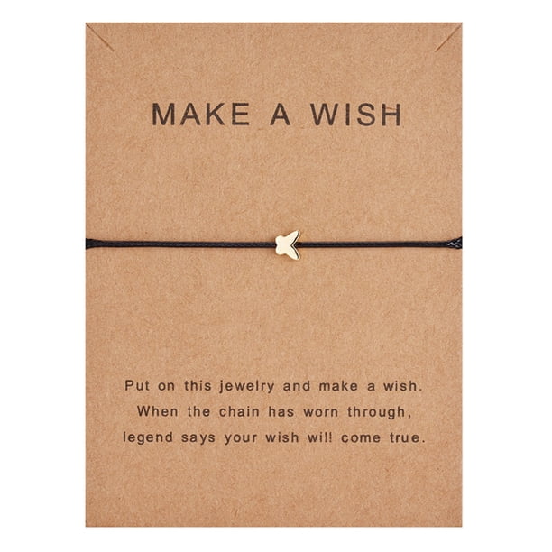 Pulsera Tarjeta de papel Cuerda de nylon Aleación Pulsera ajustable Amigos Familia Regalo Wmkox8yi sjalhkljlk5509