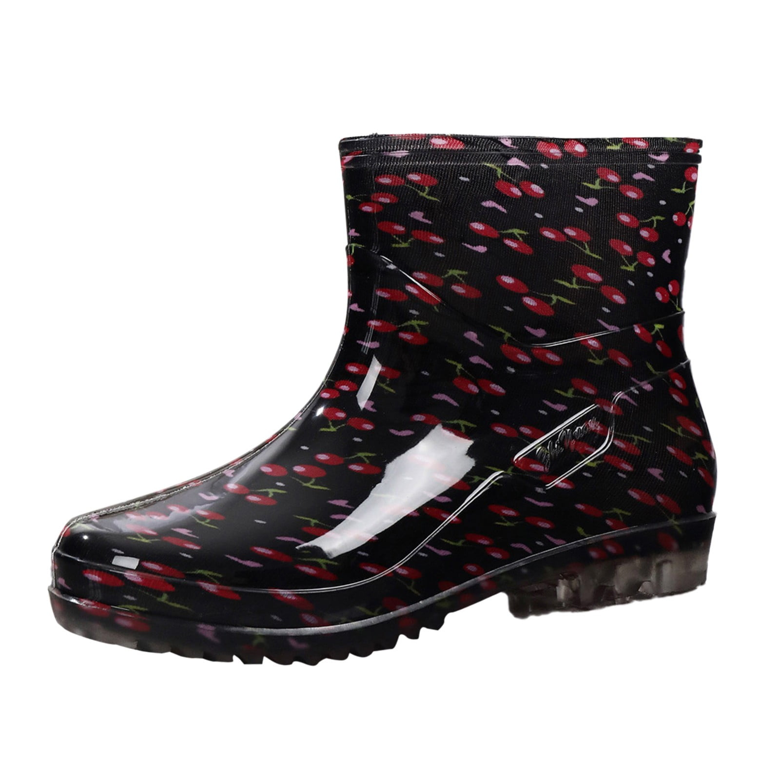 Women Shoes Women's Ankle Rain Boots Waterproof Chelsea Booties Short Rain Shoes for Women,Hot Pink