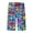 3-Purple, variant on Arlun Summer Casual Straight Leg Shorts for Women Funny Colorful Printed Hawaiian Style Beach Shorts Thin Comfortable 2026 Holiday Vacation Casual Bottom Outfit 3-Purple XL