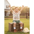thumbnail image 4 of BemeyourBBs Toddler Baby Boy Summer Outfit Cute Infant Boys Clothes Animal Insect Print Short Sleeve T-shirt and Solid Shorts 2 Piece Set, 4 of 8