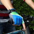 thumbnail image 2 of Led medio dedo brillante ciclismo antideslizante MTB motocicleta guantes xl Afortunado Sencillez, 2 of 5