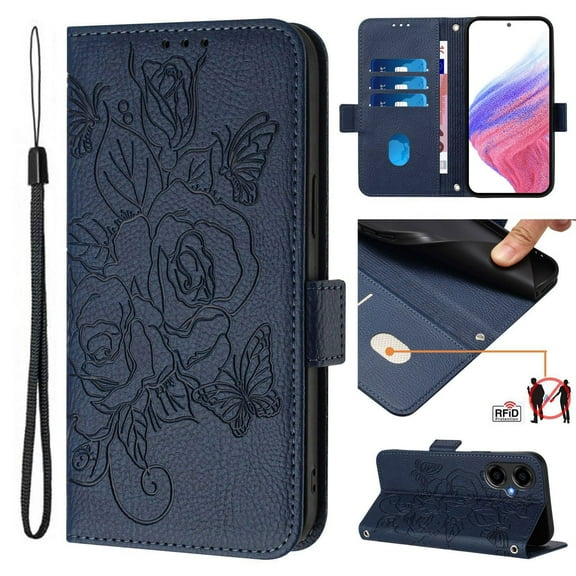 For BLU View 5 Pro /G54 G64 Phone Case PU Leather with Credit Card Slot Magnetic Wallet Case