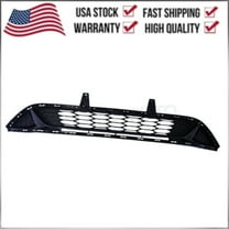 New Bumper Cover Grille For 2019 2020 Kia Optima Front Black Plastic KI1036142