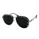 thumbnail image 1 of Lentes aviador negros/plateados con estrellas -Bari Lynn Bari Lynn SG26+BLK/SILVER, 1 of 2