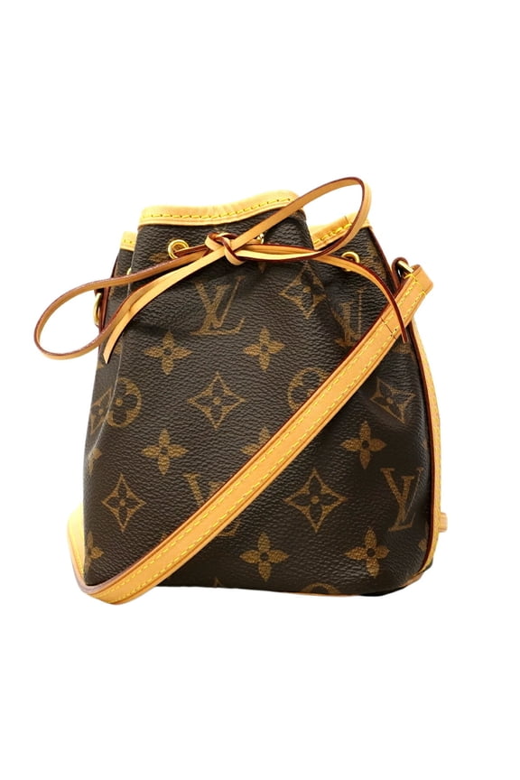 Pre-Owned Louis Vuitton Monogram Nano Noe Shoulder Bag M41346 Brown Women's