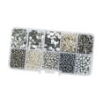 thumbnail image 4 of Cuentas De semilla De vidrio Macarena Pulsera De Cuentas Plata, 4 of 8