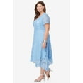 thumbnail image 5 of Jessica London Women's Plus Size Lace Handkerchief Dress, 5 of 6
