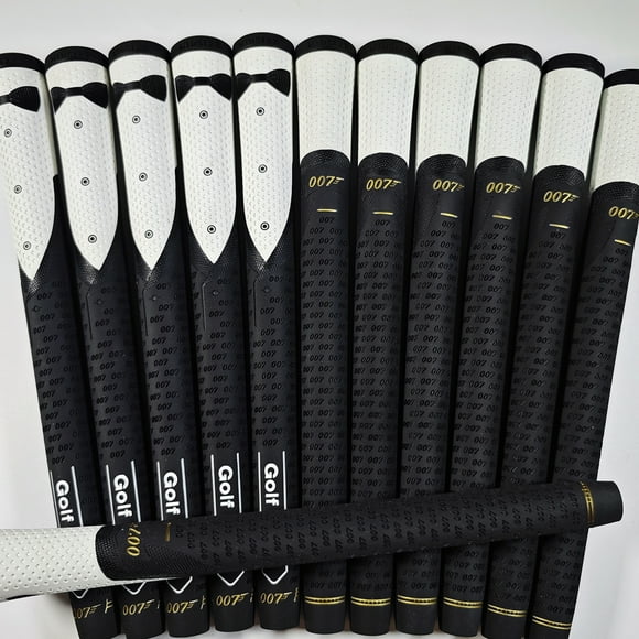 007 Goldfinger Edintion Iron Wood Grip Rubber Golf Club Grip Standard Midsize Ultra Golf Universal Golf Grip 13PCS-Midsize