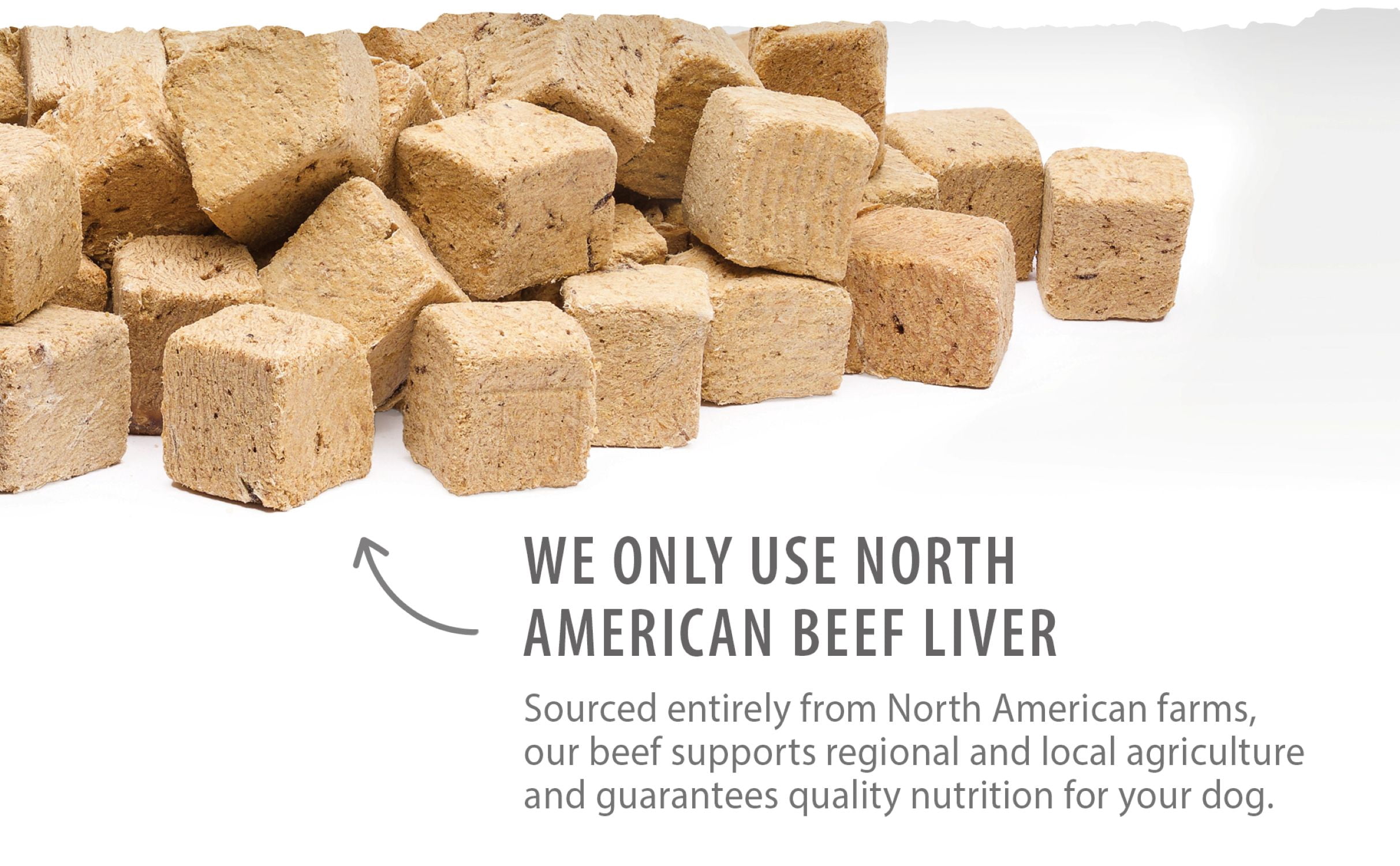 (4 pack) Caledon Farms Beef Liver Topper for Dogs, 5.3 oz Bag