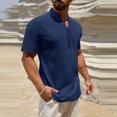 thumbnail image 4 of pstuiky camisetas de manga larga para hombre, Camisas de manga larga con cuello alto y botones sólidos para hombre tops de invierno para hombre xl, 4 of 8