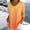 Orange, variant on Ovbmpzd Summer Tops for Women 2026 Summer Fashion Brown Blouses 3/4 Sleeve V-Neck Casual Tops for Women,XXL
