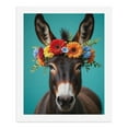 thumbnail image 5 of Paint by Numbers Kit for Adults, Colorful Floral Donkey Portrait Paint by Numbers, Easy Paint by Numbers Kit for Adults Beginner, DIY Adult Paint by Number Kits on Canvas, Home Decor, 5 of 7