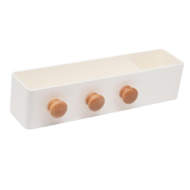 Wall Mounted Key Hooks Holder Organizer SpaceSaving with 3 Hooks Wall