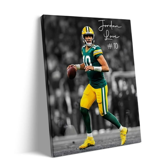 American Football Sports Canvas Wall Art xxx Framed Poster Wall Decor Print For Kids Teen Birthday Gifts Rugby Star Pictures for Living Room Bedroom Home Decoration
