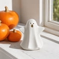 thumbnail image 6 of Halloween Ceramic Ghost Night Light, Cute Ghost Table Lamp Ornament, Warm Glow Desktop Decor, Bedroom Shelf Mantel Accent, Festive Holiday Gift, 6 of 7