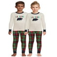 thumbnail image 2 of Ensemble de Pyjamas Assortis pour Enfants Unisexe Ours à Carreaux 2 Pcs Tailles 6-12, 2 of 12
