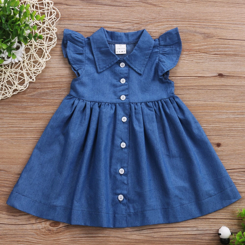 jeans dress baby girl