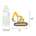 thumbnail image 5 of Big Dot of Happiness Dig It - Construction Party Zone - Dump Truck Bulldozer Excavator Decor DIY Baby Shower or Birthday Party Essentials - Set of 20, 5 of 5