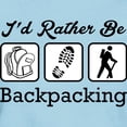 thumbnail image 3 of CafePress - I'd Rather Be Backpacking T Shirt - Women's Classic T-Shirt, 3 of 4