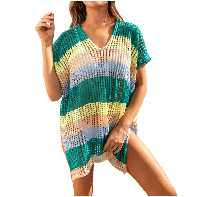 Pisexur Summer Sorties de Plage Grande Taille pour Femmes, Robe Crochet de Plage/piscine, Cache-Maillot de Bain 2024, Cache-Maillots de Bain pour Femmes