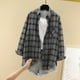 thumbnail image 1 of HongQid Womens Button Down Shirts Long Sleeve Plaid Lightweight Business Casual Blouse Top, 1 of 4